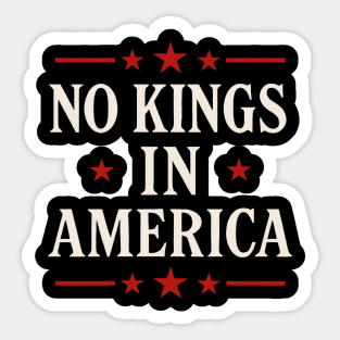 No-kings-in-america Sticker